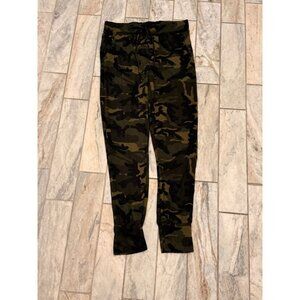 NEW May Pink women's small black/gray camo jogger sweatpants